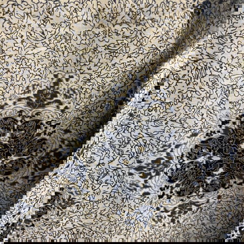 H&M Women's Floral Cotton Shirt like new, white and blue XL