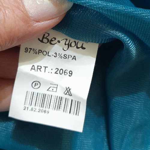 Be You Satin Strapless Cocktail Dress turquoise new, size M