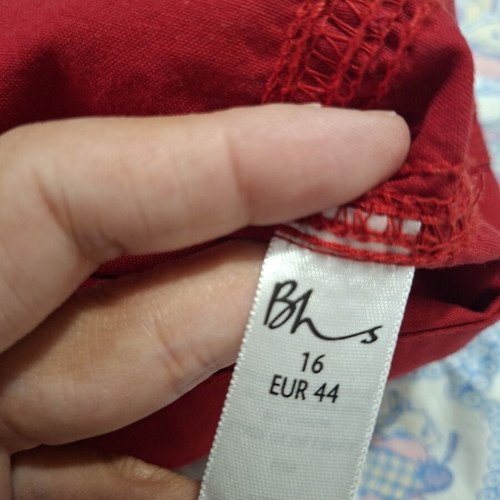 Bhs skirts like new, red and white, size XXL