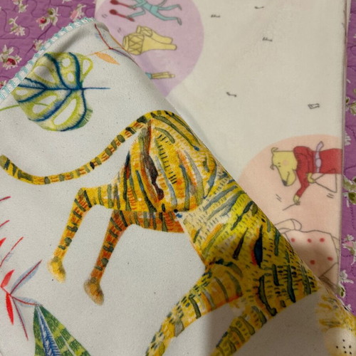 Baby blankets used, set of 2, Zara home 90x70 cm