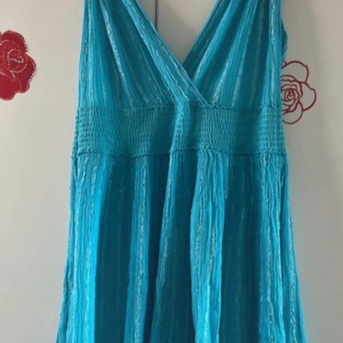 Antonella dress turquoise new, size L
