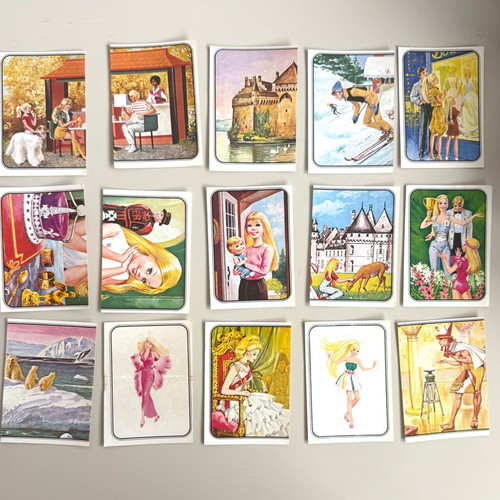 Panini Barbie 1983 sticker albums new, set of 26