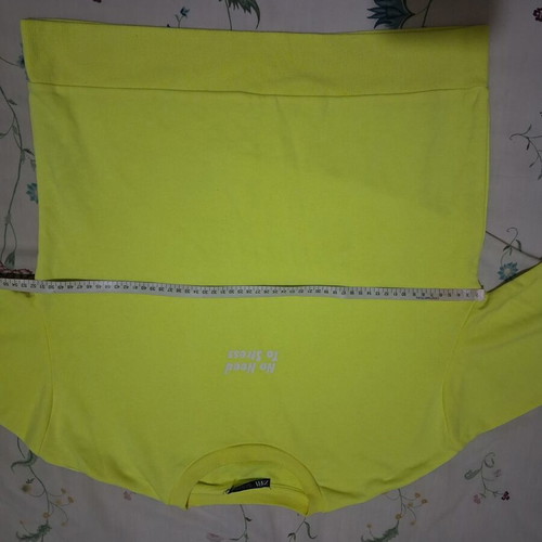 Zara women's fine sweatshirt used, size S/M, yellow