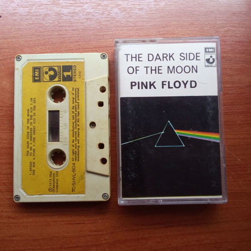 Pink Floyd The Dark Side Of The Moon collectible audio tape used, 1980s