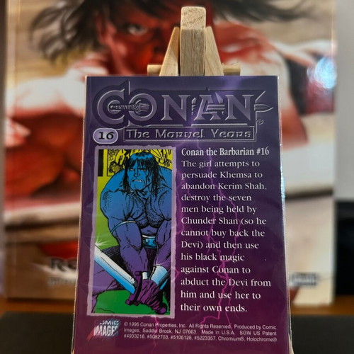 Conan Series 4 The Marvel Years All-Chromium card No 16 Night of the Frost Giants