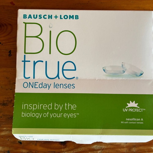 Biotrue ONEDay daily contact lenses Bausch & Lomb new with 2 cases gift