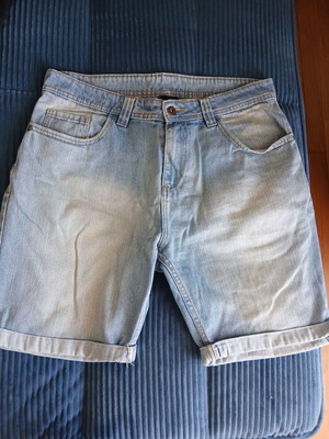 Urban Classics denim bermuda shorts like new, size XXL 44 waist, blue
