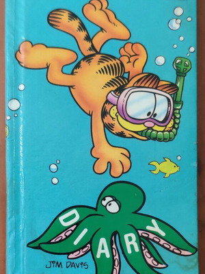 Garfield Diary 1991 vintage collectible