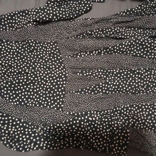 Zara thin dress 6 years old black and white lightly worn