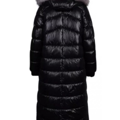 Barbour Platinum Mercury long puffer coat new, size 12, black