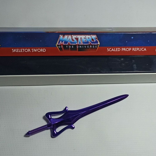 Skeletor Sword 8'' scaled prop replica new, metal, Masters of the Universe