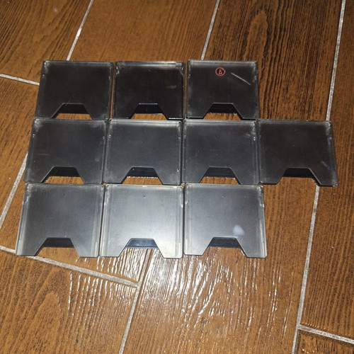 MiniDisc collection with Sony storage base, untested