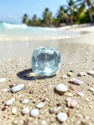 Natural Aquamarine Cut Stone 4ct new