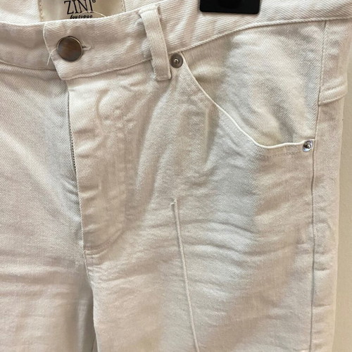 White high waisted ZINI jeans like new, size 42