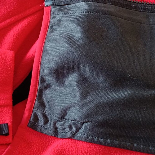 The North Face men's red fleece jacket size S like new