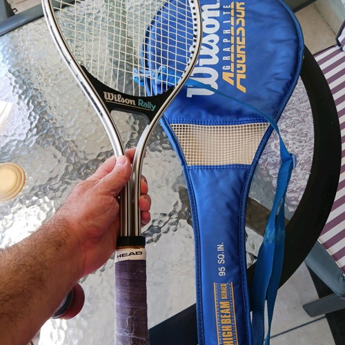 Wilson Rally tennis racket used in fair condition