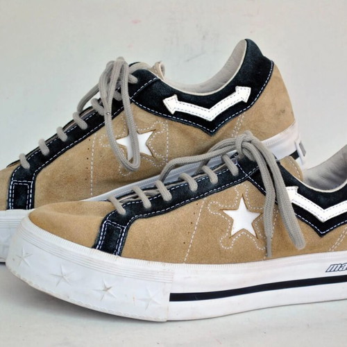 Converse x MadeMe One Star Platform sneakers, beige black, EU 38
