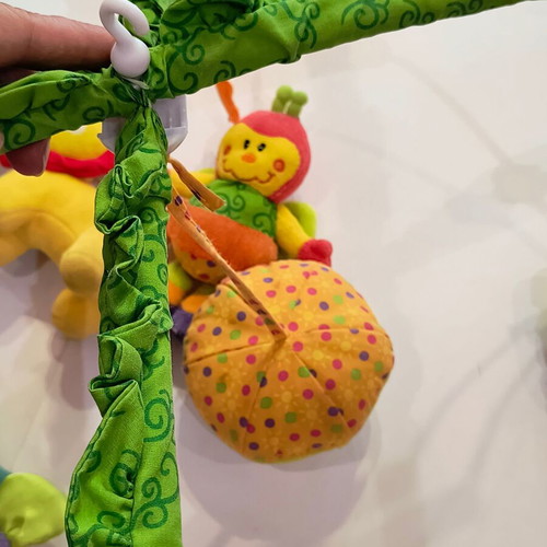 Fisher Price baby toy set used with rattles and hanging spiral
