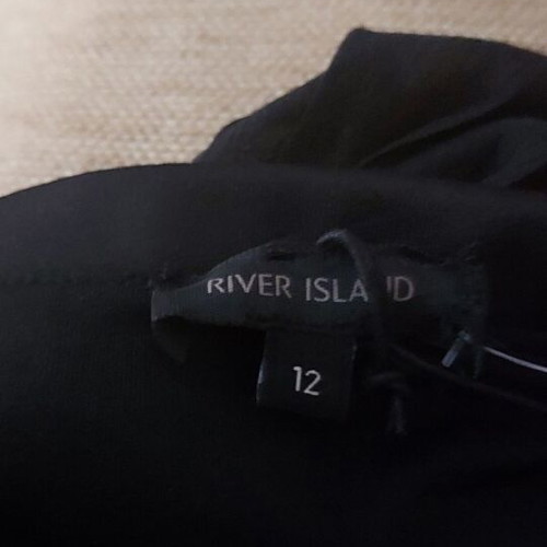 River Island strapless evening dress new, black, size M