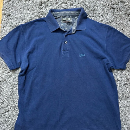 Pop-Air Basics men's polo shirt used, blue, size M