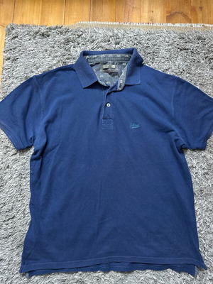Pop-Air Basics men's polo shirt used, blue, size M