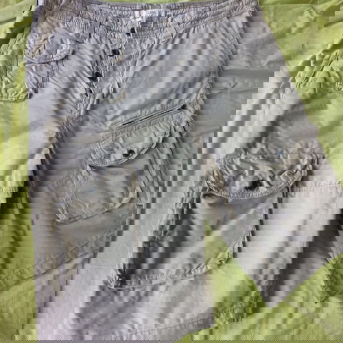 Къси панталони H&M като ново, размер L, бежови, с много джобове