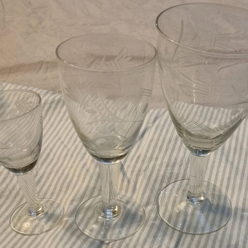 RONA 6629 Bohemian Crystal Glasses, pack of 23