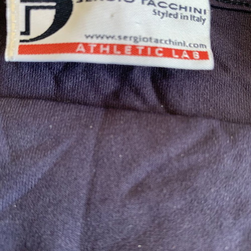 Sergio Tacchini Athletic Lab Linea Sport shirt like new, dark blue violet, size S