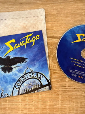 Savatage Commissar CD single used, rare heavy metal 2001