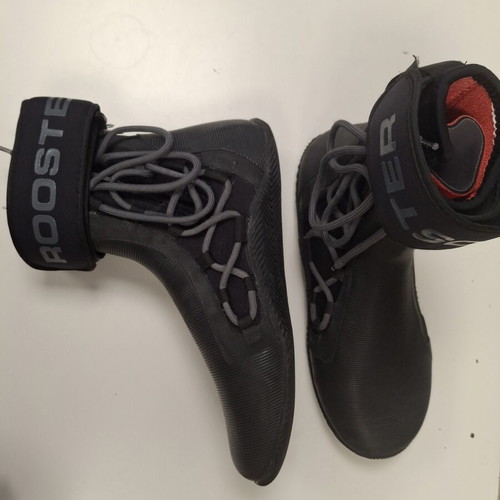 Rooster Pro Laced Ankle Strap Boot size 41.5 like new, black