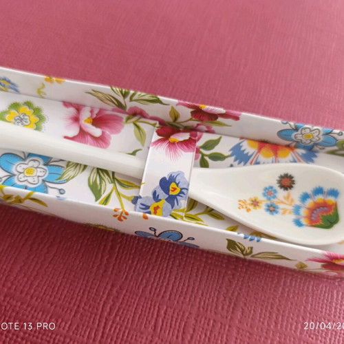 Spoon new with decorative design