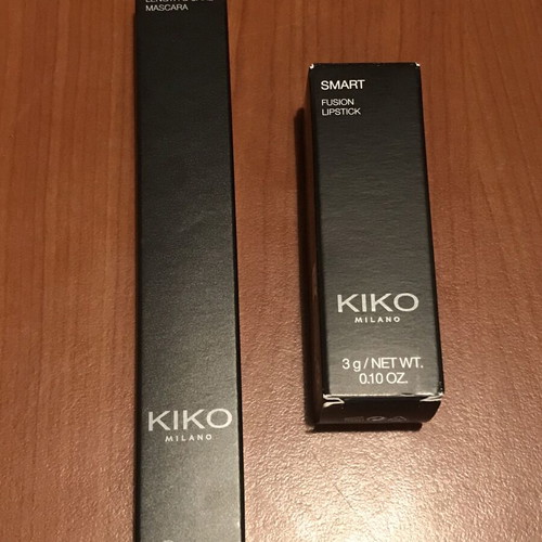 Kiko Milano Longeyes Mascara and Smart Fusion Lipstick new
