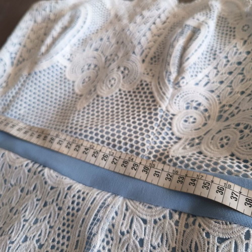 Lipsy London strapless cocktail dress baby blue new, large