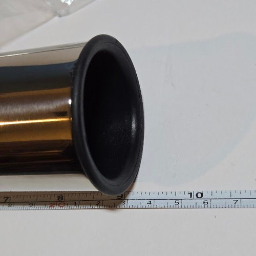Καλαμοθήκη ανοξείδωτη σκάφους 23cm με ρυθμιζόμενο βραχίονα κλίσης καινούρια