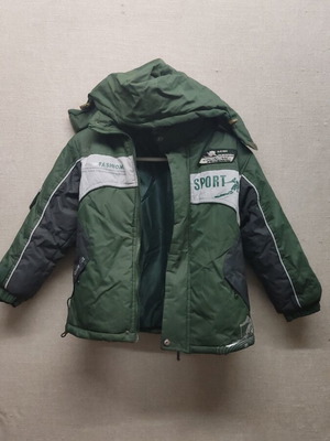 Children's jacket, size 110 cm, green