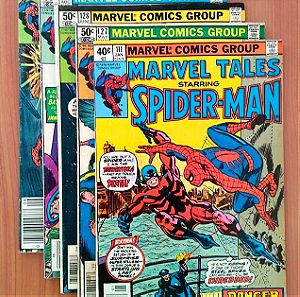 Marvel Tales : Spider-Man( 5 τεύχη) #111,127,128,130,131,US κόμικς,1980-81,σε πολύ καλή κατάσταση