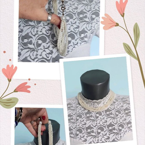 Necklaces and chokers like new, set of 4 pieces