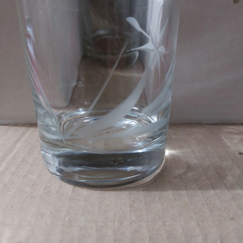 Kronos water and whiskey glass set new, 6+6 pieces