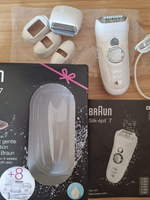 Braun Silk-épil 7 Wet & Dry epilator like new with accessories