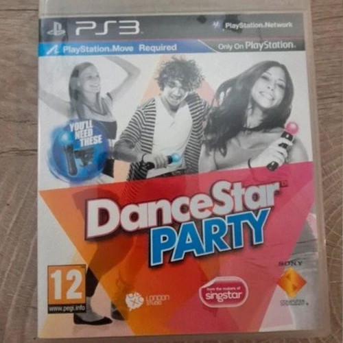 DanceStar Party PS3 game, PlayStation Move required