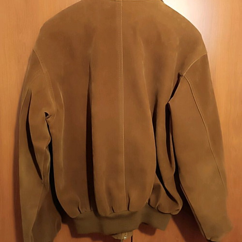 Unisex suede jacket new, size large