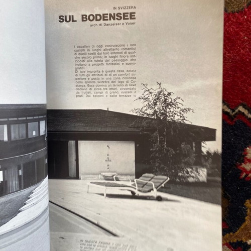 Ville Giardini Italian decoration magazines used, 2 issues 1972-1974