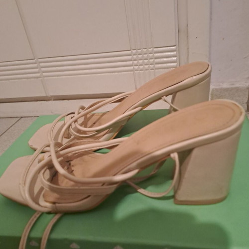 Luigi sandals used, beige, size 38 with laces