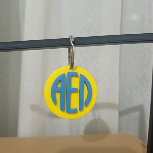 AEL Limassol logo 3D printed keychain