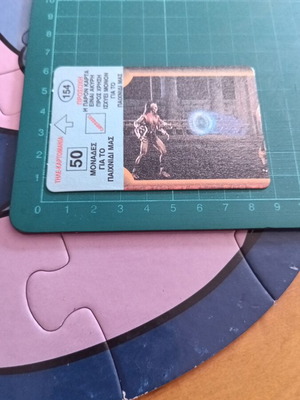 Retro Greek Phone Card "ΤΗΛΕ-ΚΑΡΤΟΜΑΝΙΑ" Mortal Kombat used