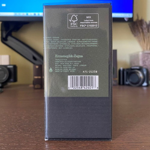 Ermenegildo Zegna XXX Verdigris Eau de Parfum 100ml new, sealed