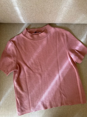 Zara blouse pink S like new with thick fabric
