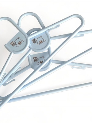 Κρεμάστρες παιδικές Prenatal σε απόχρωση σιέλ, πακέτο 3, καινούργιες