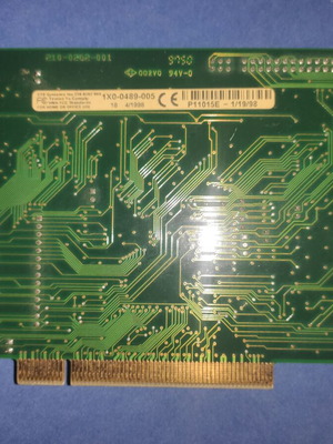 STB Systems Nitro 3D/GX graphics card used, PCI slot