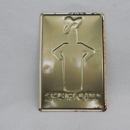 Tio Pepe metal sign used, 1990s, 20x30 cm
